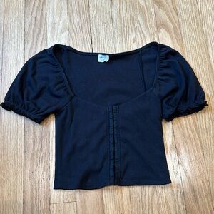 Black Aritiza Going Out Shirt